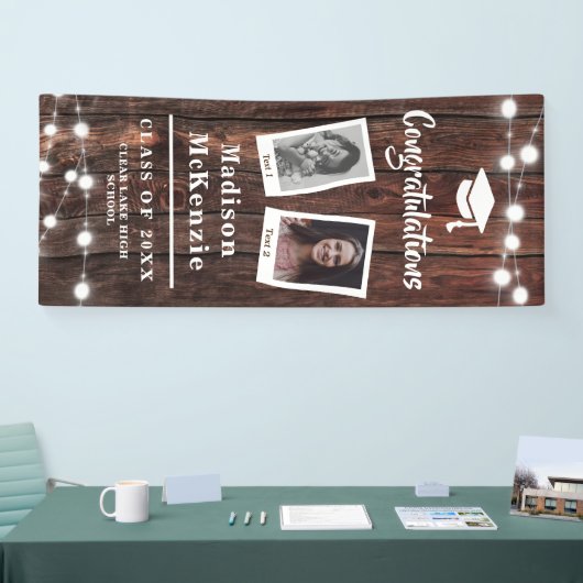 Graduation Party Rustic Modern 2 - Foto Spandoek (Beurs)