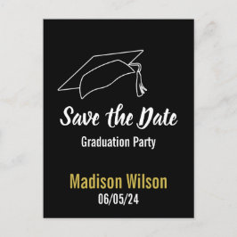 Graduation Party Save the Date Aankondigingskaart