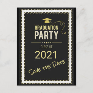 Graduation Party Save the Date Briefkaart