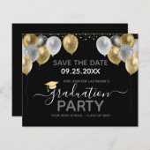 Graduation Party Save the Date Invitation (Voorkant / Achterkant)