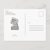 Graduation Party Save the Date Invitation Briefkaa Uitnodiging Briefkaart (Achterkant)