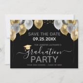 Graduation Party Save the Date Invitation Kaart (Voorkant)