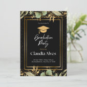 Graduation Party Save the Date Invitation Kaart (Staand voorkant)