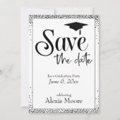 Graduation Party Save the Date Magnetic Card Kaart (Voorkant)
