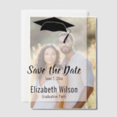 Graduation Party Save the Date Vellum Uitnodigingen (Offset (Koppel))