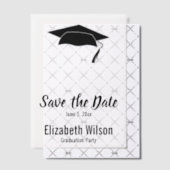 Graduation Party Save the Date Vellum Uitnodigingen (Offset (Uitnodiging))