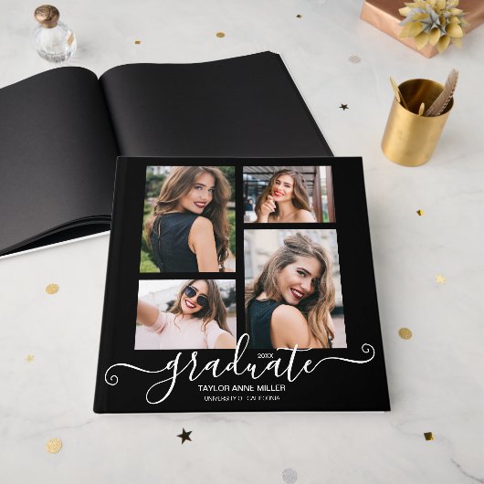 Graduation Party Scrap and Guest Book Gastenboek (Voorkant open)