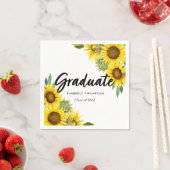 Graduation Party Script Celebration Sunflower Chic Servet (Insitu)