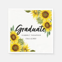 Graduation Party Script Celebration Sunflower Chic Servet