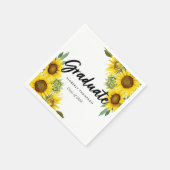 Graduation Party Script Celebration Sunflower Chic Servet (Hoek)