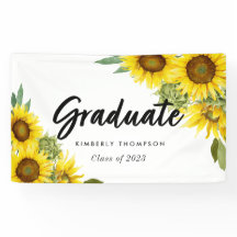 Graduation Party Script Celebration Sunflower