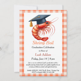 Graduation Party Shrimp Boil Invitation Kaart
