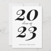 Graduation Party Sjabloon Modern Afstuderen Uitnod Kaart (Voorkant)