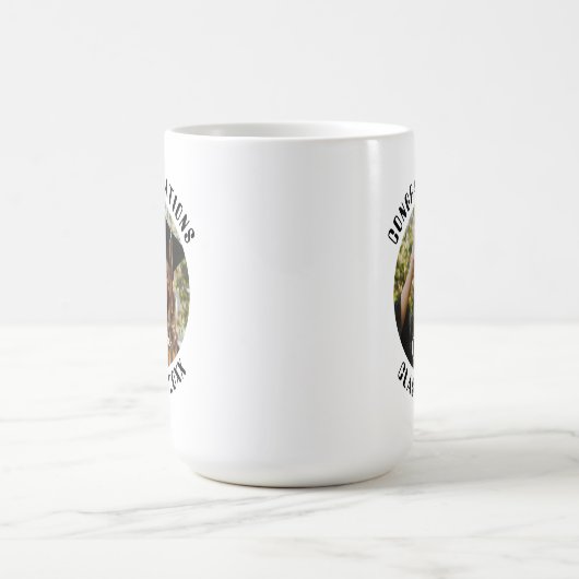 Graduation Party Sweet Persoonlijke foto en naam Koffiemok (Center)