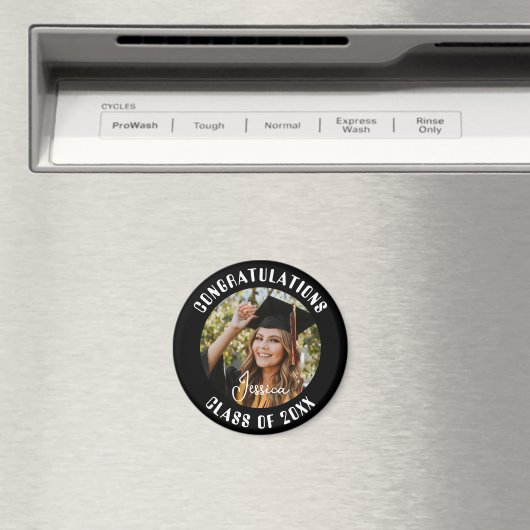 Graduation Party Sweet Persoonlijke foto en naam Magneet (Insitu (Vaatwasser))