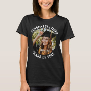 Graduation Party Sweet Persoonlijke foto en naam T-shirt