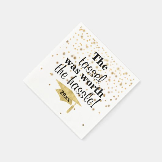 Graduation Party Tassel Worth of the Hassle Servet (Hoek)