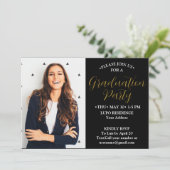 Graduation Party Uitnodiging Kaart (Staand voorkant)