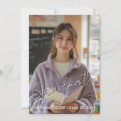 Graduation Party uitnodiging voor briefkaart (Voorkant)