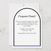 Graduation Party Uitnodigingen voor Afstudeerders  (Achterkant)