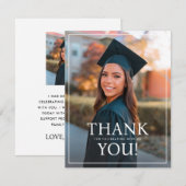Graduation Party van het college Hartelijk dank Sj Bedankkaart (Voorkant / Achterkant)