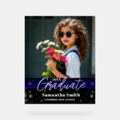 Graduation Party Welcome Table Acrylic Sign Acryl Bord (Voorkant)