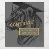 Graduation Party Wijn Etiket (Enkel label)