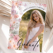 Graduation Party Wildflower Photo Kaart