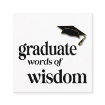 Graduation Party Words of Wisdom Advice