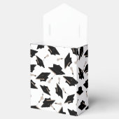 Graduation Party Zwart Petten op Wit Dank je Bedankdoosjes (Geopend)