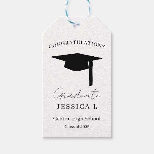 Graduation Personalized Congratulations Graduate Cadeaulabel (Voorkant)