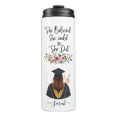 Graduation Personalized Graduate Senior University Thermosbeker (Voorkant)