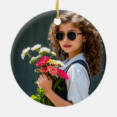 Graduation Photo Christmas Keramisch Ornament (Achterkant)