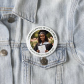 Graduation Photo Congratulations Graduate Keepsake Ronde Button 7,6 Cm (In situ)