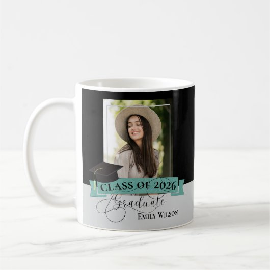 Graduation Photo Mug – Class of 2026 Koffiemok (Links)