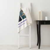 Graduation photo name class of 20XX blue simple bo Sherpa Deken (In situ)