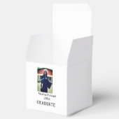 Graduation photo name year class university simple bedankdoosjes (Geopend)