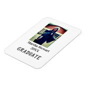 Graduation photo name year class university simple magneet (Linkerzijde)