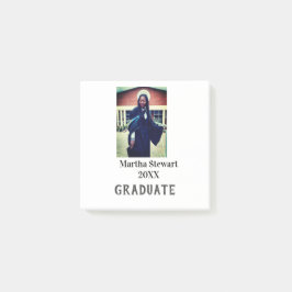 Graduation photo name year class university simple post-it® notes