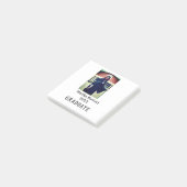 Graduation photo name year class university simple post-it® notes (Schuin)