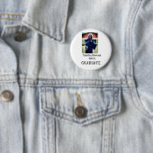 Graduation photo name year class university simple ronde button 5,7 cm (In situ)