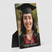 Graduation Photo Sign Celebrate the Graduate Fotoplaat (Zijkant)