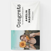 Graduation Photo Vintage Spandoek (Verticaal)