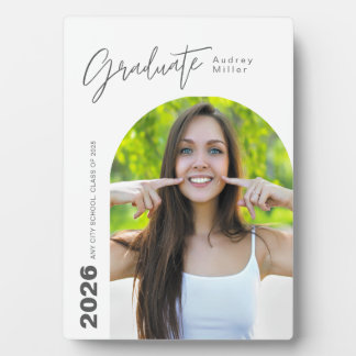 Graduation Plaque with Photo Fotoplaat