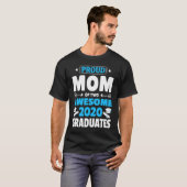 Graduation Proud Mom of Two Awesome 2020 Graduate T-shirt (Voorkant volledig)