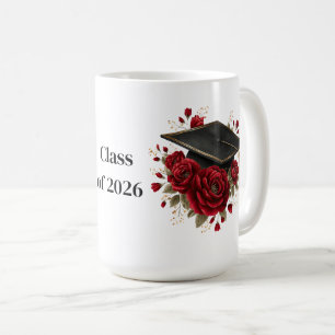 Graduation Red Roses Koffiemok