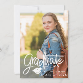 Graduation Script Announcement Kaart