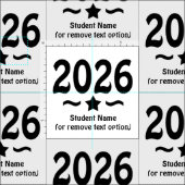 Graduation Star Class of 2026 Grad Stof (Delen)