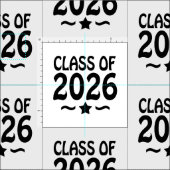 Graduation Star Klas van 2026 Grad Stof (Delen)