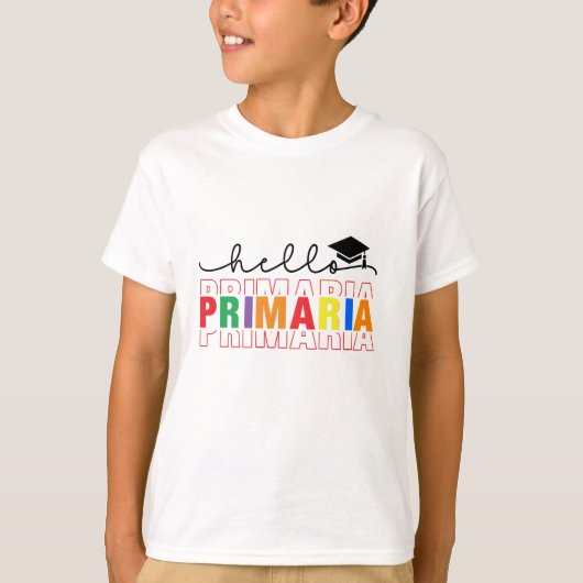 Graduation T-shirts 2024 "Primaria" (Voorkant)